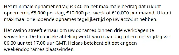 Uitbetalingsscherm met keuze tussen bankrekening, digitale wallet en cryptocurrency